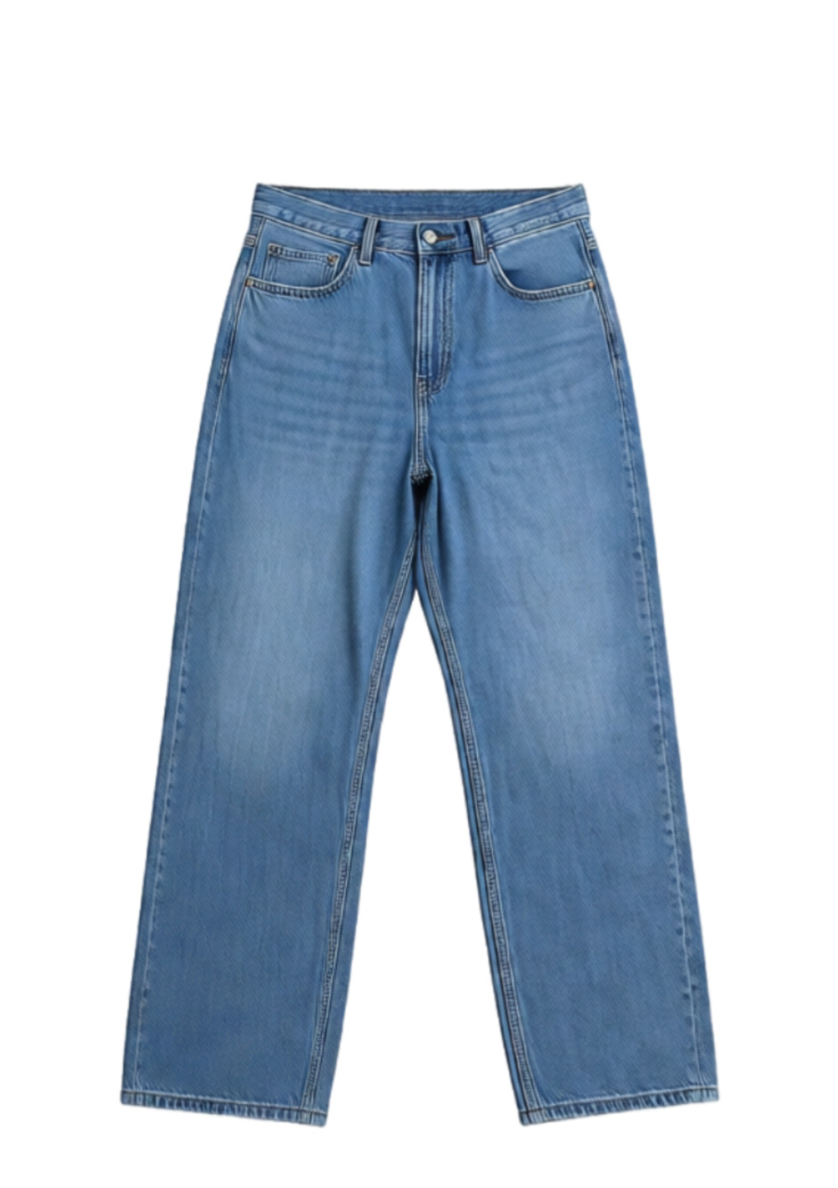 Uniqlo Jeans Size 32x32 Blue Cotton Wide Leg